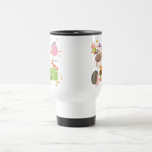 Mug De Voyage Animaux stupides (Centre)