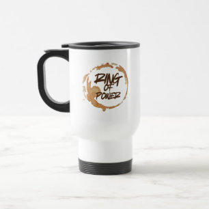 Mug De Voyage Anneau de citation drôle de tache de café pour les