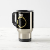 Mug De Voyage Anneau de solitaire de diamant (Devant gauche)
