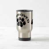 Mug De Voyage Année chinoise de chien approuvée 2018 Monogramme  (Centre)