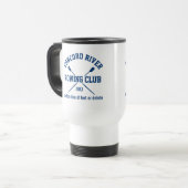Mug De Voyage Année personnalisée de nom d'équipe d'avirons de (Devant gauche)