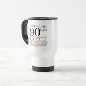Mug De Voyage anniversaire 90ish (Devant gauche)