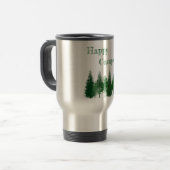 Mug De Voyage Anniversaire des arbres de la forêt (Devant gauche)