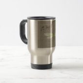 Mug De Voyage anniversaire heureux de libellule (Devant gauche)