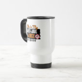 Mug De Voyage Anti-Jail Juice - Funny Coffee and Caffeine Humor (Devant gauche)