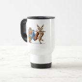 Mug De Voyage Anti vengeance d'animal de chasse (Devant gauche)