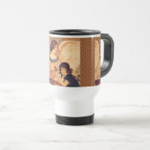 Mug De Voyage Antique française au chocolat (Devant droit)