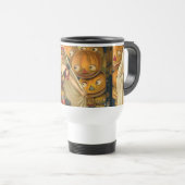 Mug De Voyage Antique Halloween Jack-o'-lantern Costume Femme (Devant droit)