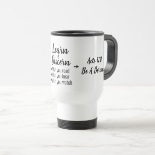 Mug De Voyage Apologétique Bible Berean Script