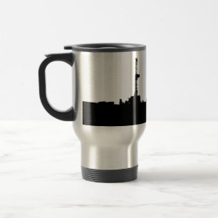 Mug De Voyage Appareil de forage personnalisé en silhouette