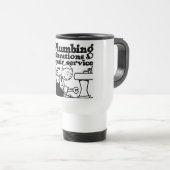 MUG DE VOYAGE APPELEZ UN PLOMBIER (Devant droit)