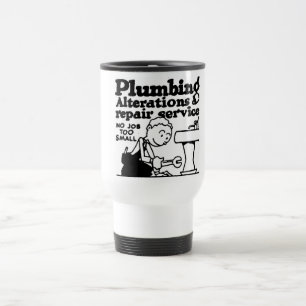 MUG DE VOYAGE APPELEZ UN PLOMBIER