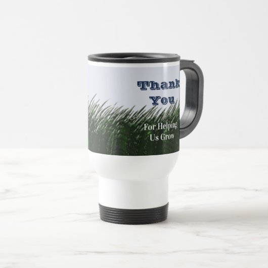 Mug De Voyage Appréciation de l'enseignant Grass vert Primaire M (Devant droit)