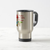 Mug De Voyage Appréciez le petit gnome de choses (Devant droit)