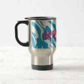 Mug De Voyage Aqua de zèbre (Gauche)