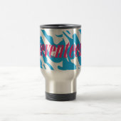 Mug De Voyage Aqua de zèbre (Centre)