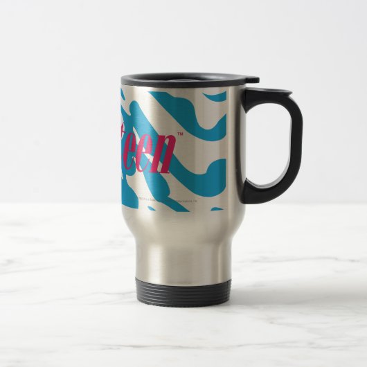 Mug De Voyage Aqua de zèbre (Droit)