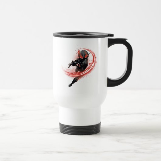 Mug De Voyage Aquaman | Black Manta Red Swipe Graphic (Droite)