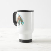 Mug De Voyage Aquaman | Prince Orin Avec Logo Aquaman (Devant gauche)