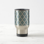 Mug De Voyage Aquamarine Moroccan Tile Trellis (Centre)