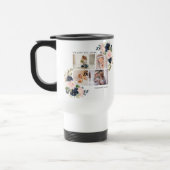 Mug De Voyage Aquarelle botanique Collage photo florale (Gauche)