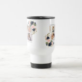 Mug De Voyage Aquarelle botanique Collage photo florale (Centre)