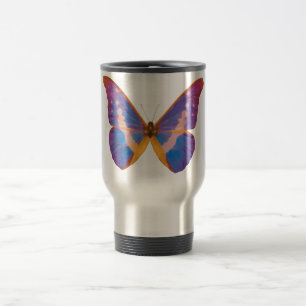 Mug De Voyage Aquarelle exotique de papillon