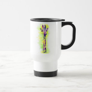 Mug De Voyage Aquarelle Giraffe 2