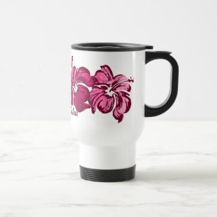 Mug De Voyage Aquarelle Hibiscus Voyage Musique