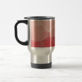 Mug De Voyage Aquarelle Ombre rouge et rose Gradient Love (Gauche)