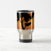 Mug De Voyage Aquarelle Silhouette Arbre (Centre)