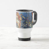 Mug De Voyage Aquarius Mermaid Bleu gothique (Devant droit)