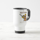 Mug De Voyage Arboristes Forêt Entretien Paysage (Devant droit)
