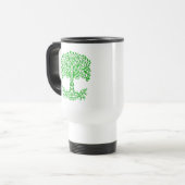 Mug De Voyage Arbre Celtique Vert De Vie (Devant gauche)