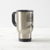 Mug De Voyage Arbre d'Ankh de conception de la vie (Devant gauche)