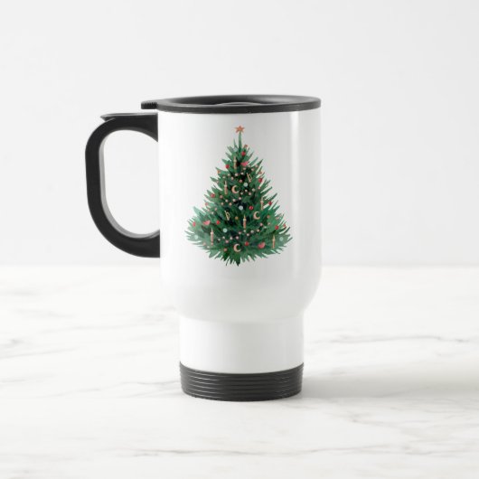 Mug De Voyage Arbre de Noël (Gauche)
