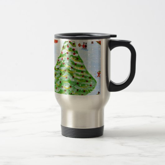 Mug De Voyage Arbre de Noël (Droit)