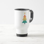 Mug De Voyage Arbre de Noël au crépuscule (Devant droit)