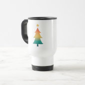 Mug De Voyage Arbre de Noël au crépuscule (Devant gauche)