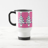 Mug De Voyage Arbre de Noël blanc (Gauche)