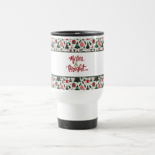 Mug De Voyage Arbre de Noël, cadeaux, sucre de canne