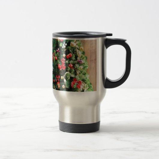 Mug De Voyage Arbre de Noël décoré (Droit)