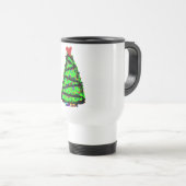Mug De Voyage Arbre de Noël punk (Devant droit)