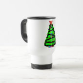Mug De Voyage Arbre de Noël punk (Devant gauche)