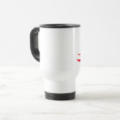 Mug De Voyage Arbre de Noël Rouge (Devant gauche)