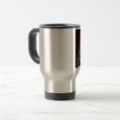 Mug De Voyage Arbre de Noël Snowman Surprise Art Imprimer (Devant gauche)