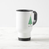 Mug De Voyage Arbre de Noël vert (Devant droit)