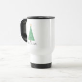 Mug De Voyage Arbre de Noël vert (Devant gauche)