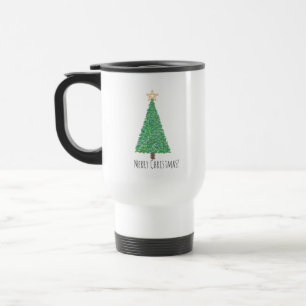 Mug De Voyage Arbre de Noël vert