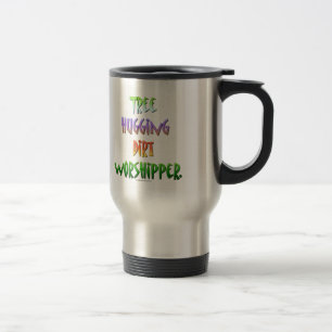 Mug De Voyage Arbre étreignant le worshipper. de saleté